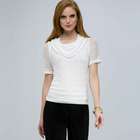 Cowl Neck Top, , small
